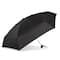 GoGo 40" Black Flat Manual Mini Compact Umbrella